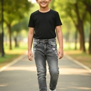 Kids Classic light Grey Denim Jeans – Comfortable Everyday Wear